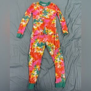 Tucker + Tate Multicolor Tie-Dye 2 pc Pajama Set Size 6